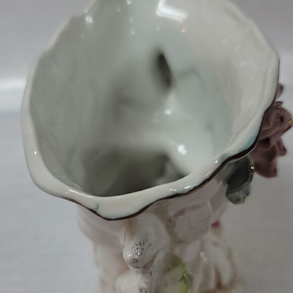 Antique Collectible Pico Design Boy/Girl Flower Vase - Picture 13 of 17